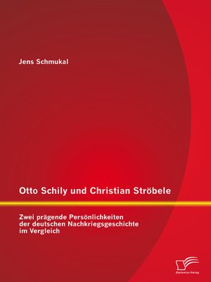 cover image of Otto Schily und Christian Ströbele